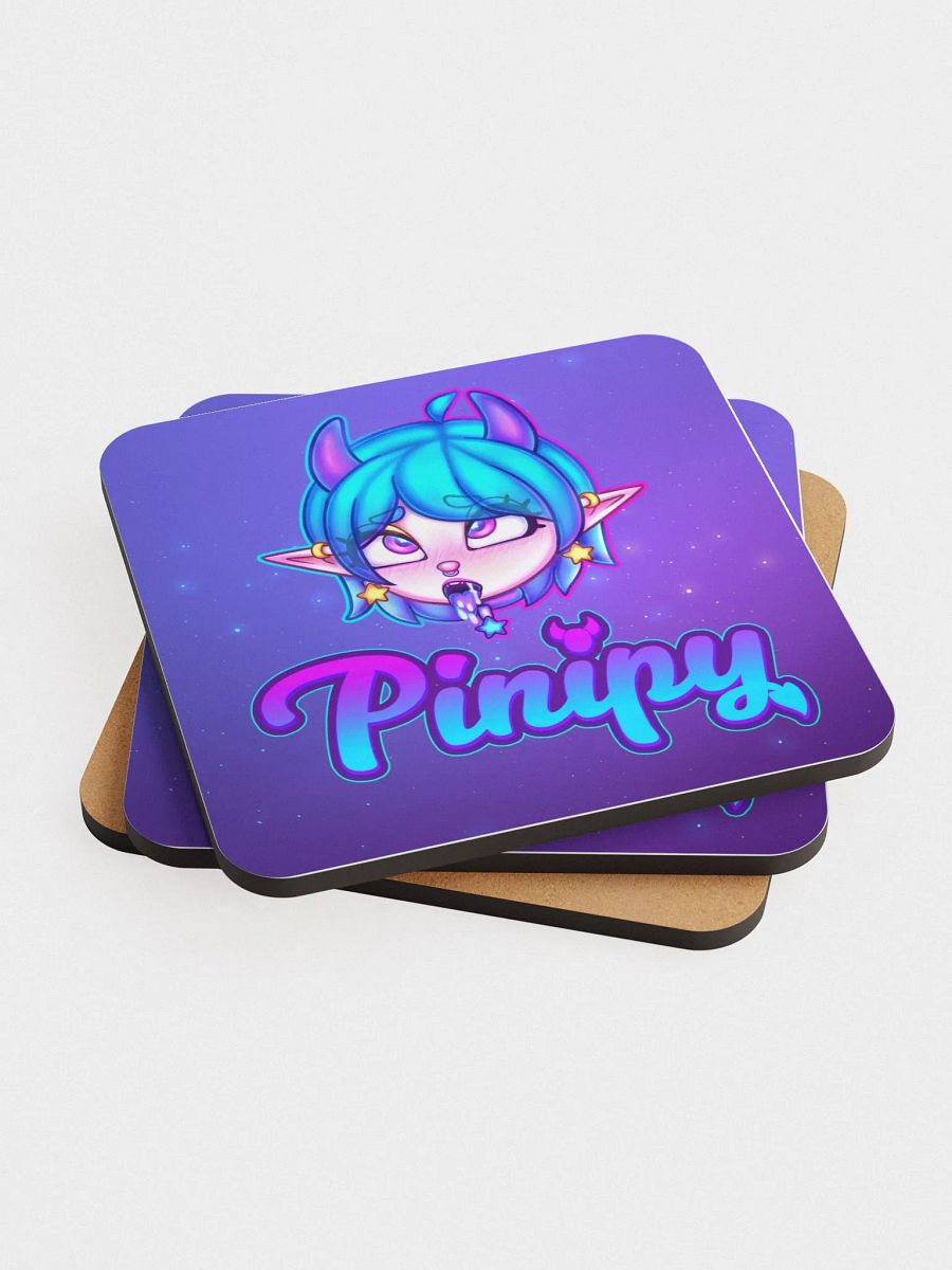 Pinipy Graphic Glossed Cork Coaster product image (3)