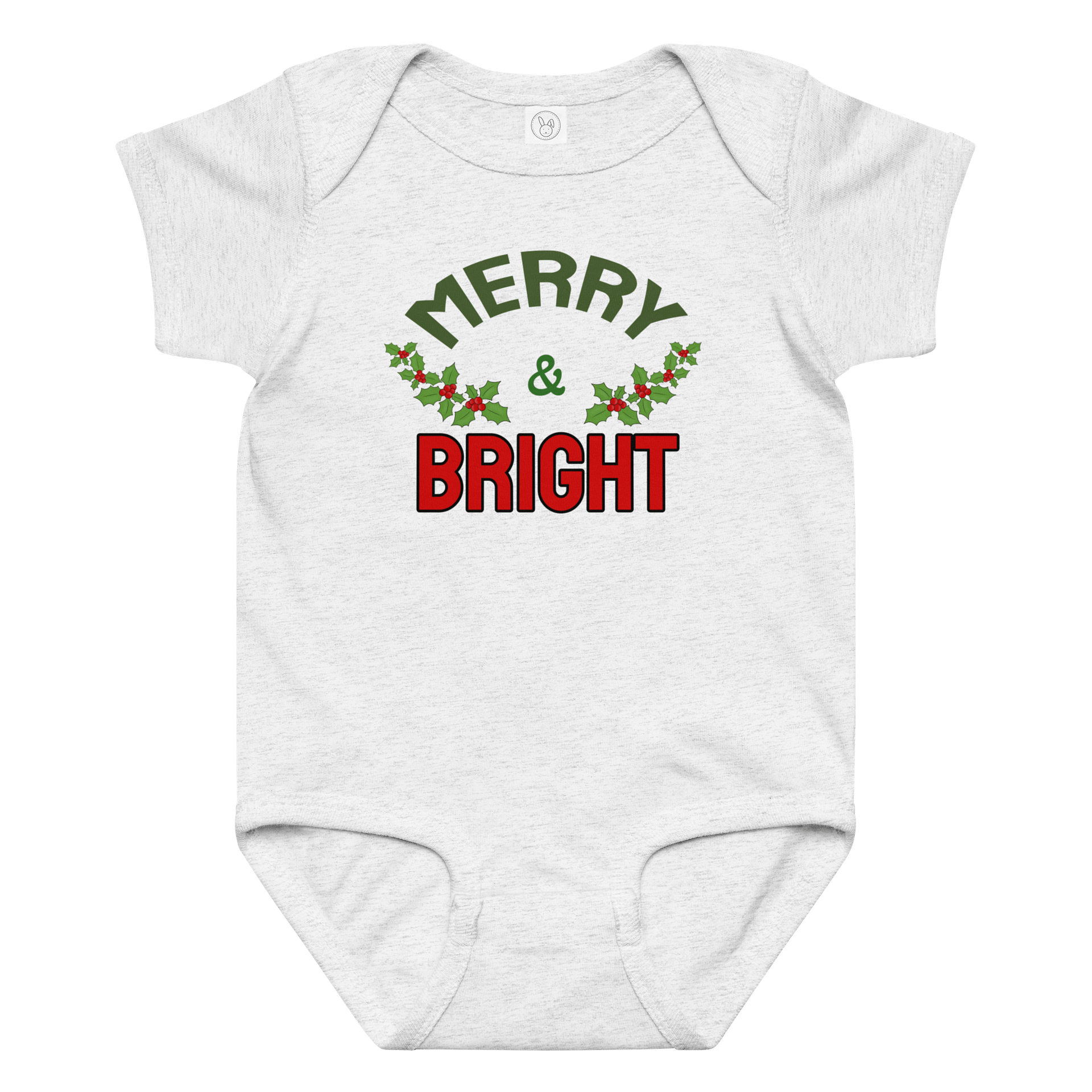 MERRY & BRIGHT Baby Jersey Bodysuit product image (6)
