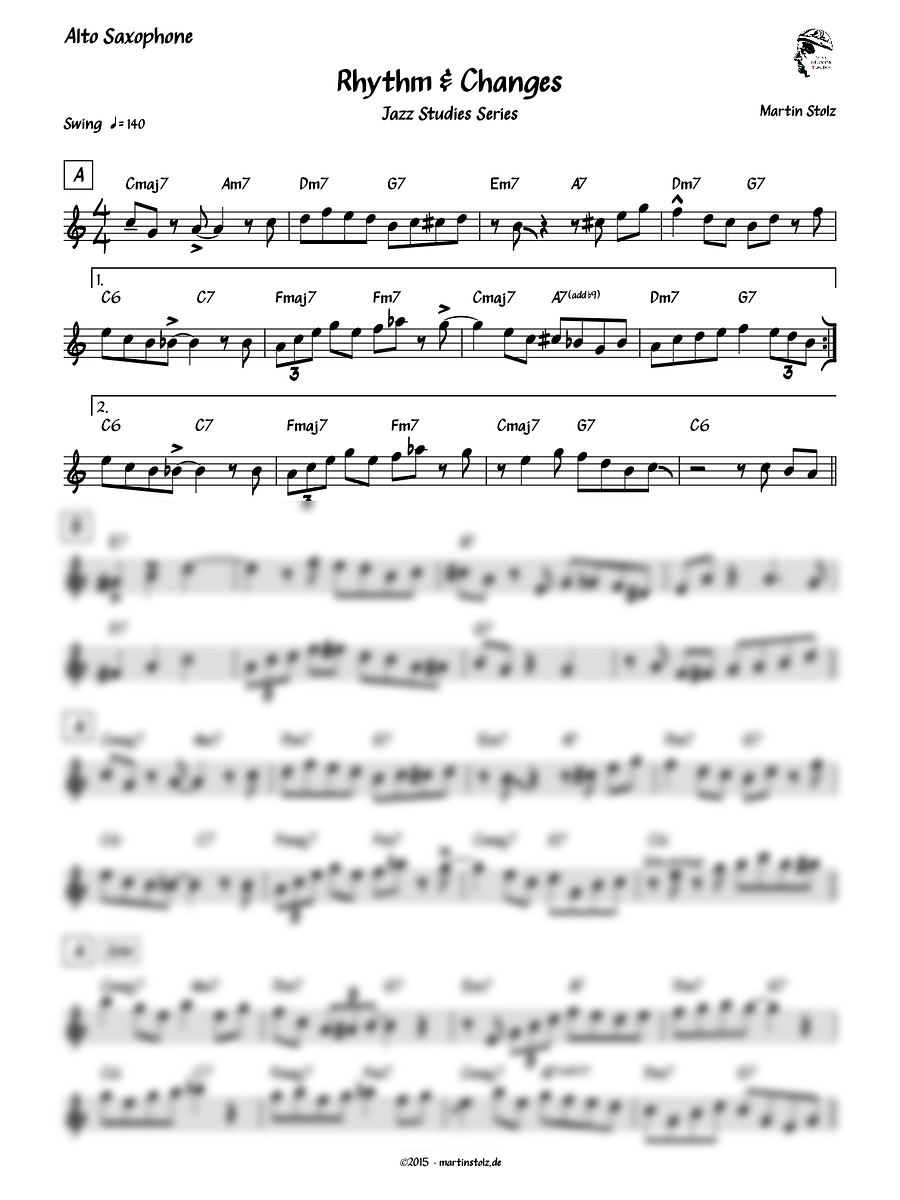 Rhythm & Changes Alto Saxophone product image (2)