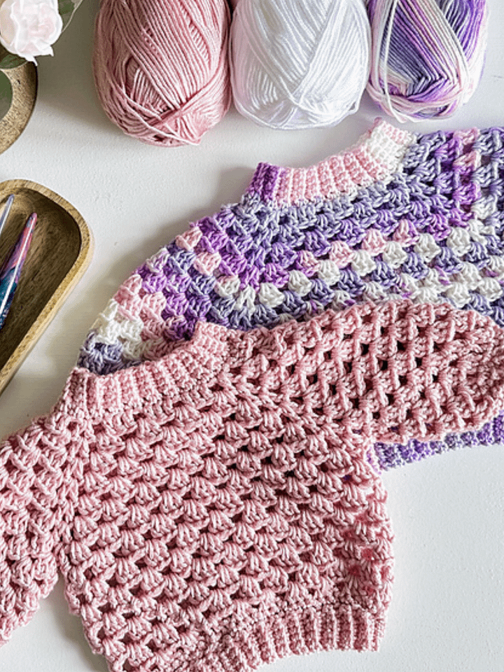 Mini Pop Pullover Crochet Pattern product image (2)