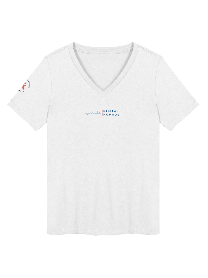 Vivacious V-Neck Women's Relaxed T-Shirt/light-UPDN product image (1)