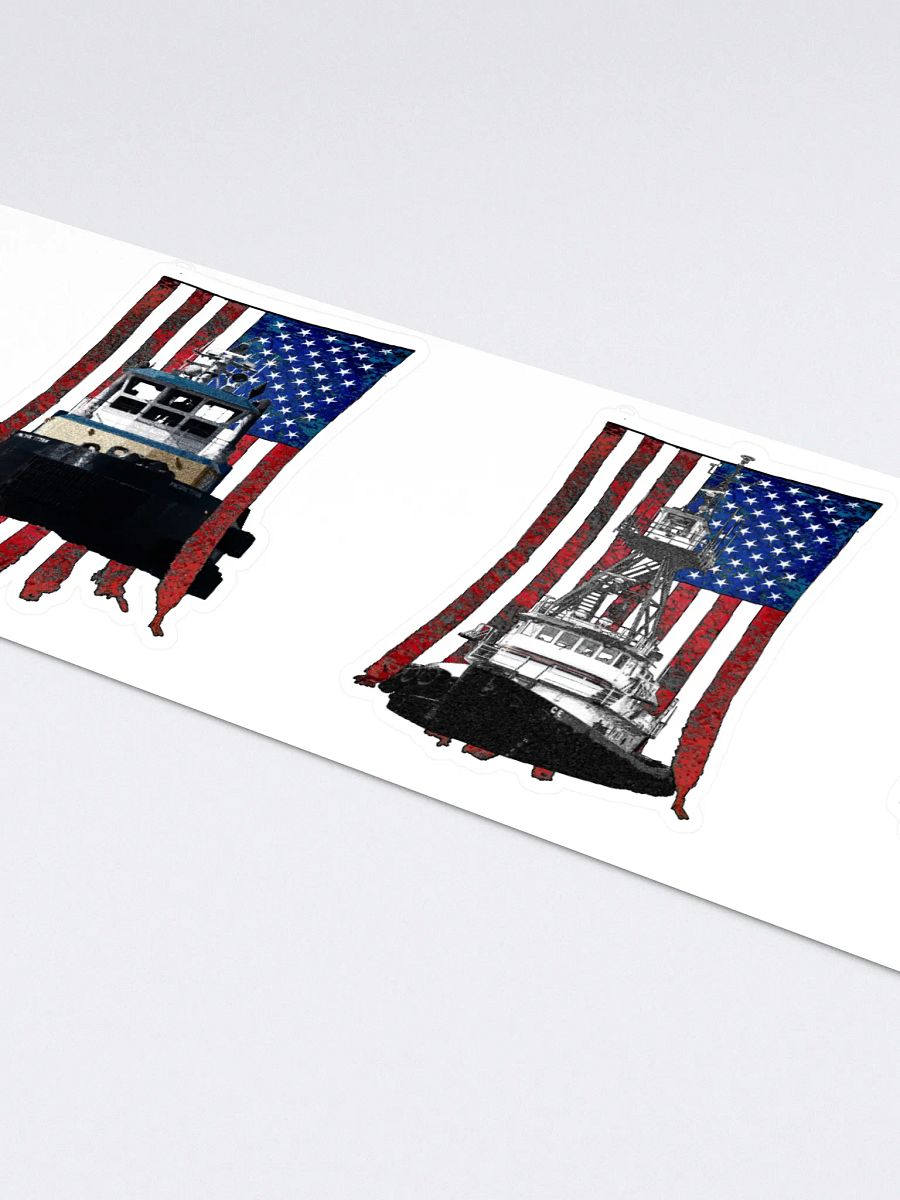 Mix USA Flage Sticker sheet (sheet size 15" x 3.75") Kiss Cut Stickers product image (4)