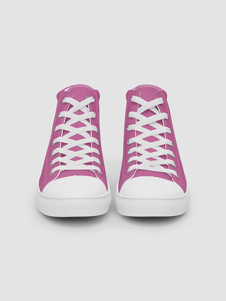 Women’s high top canvas shoes - Pink product image (2)