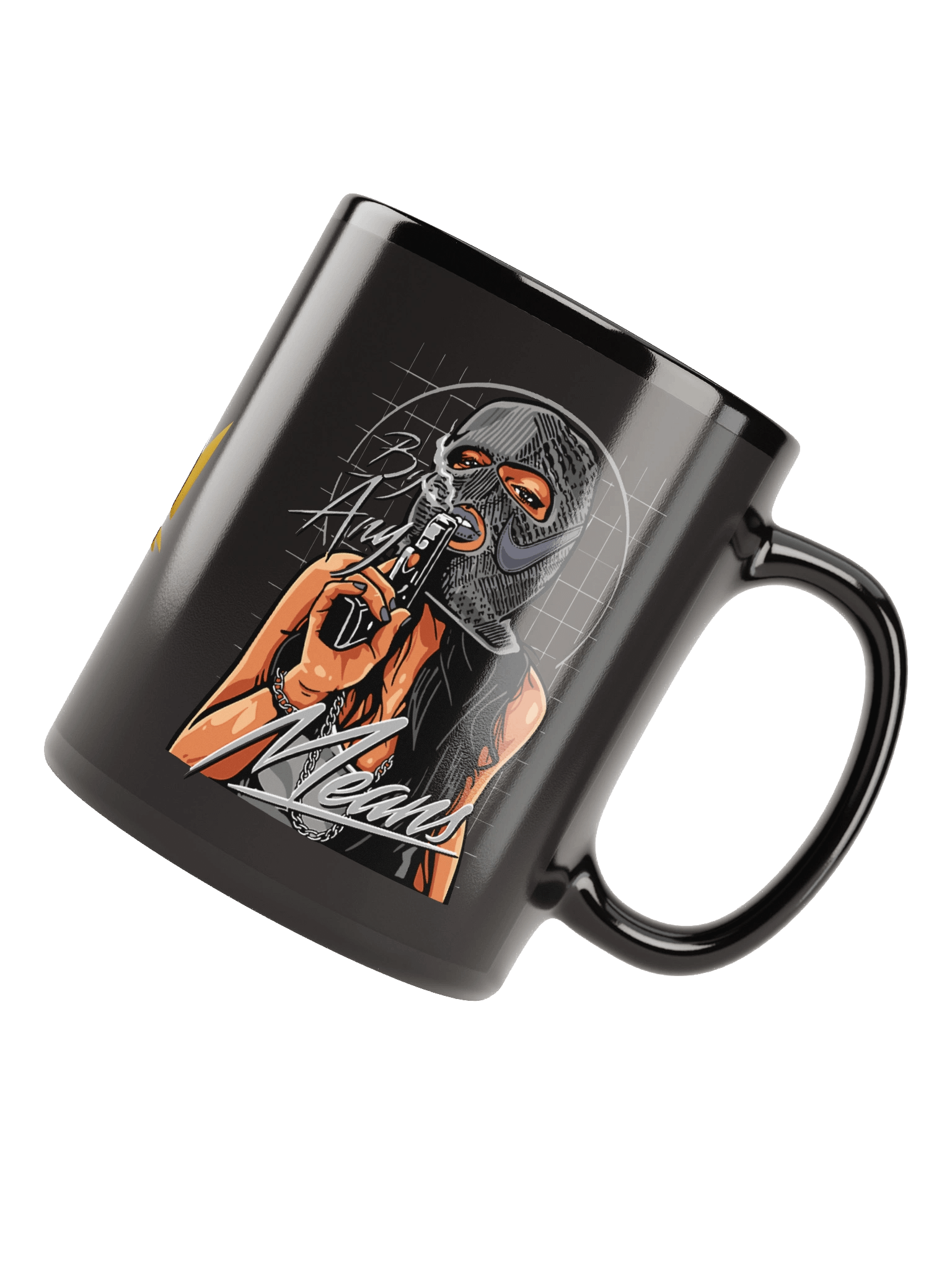 Silent Gesture Black Mug product image (4)