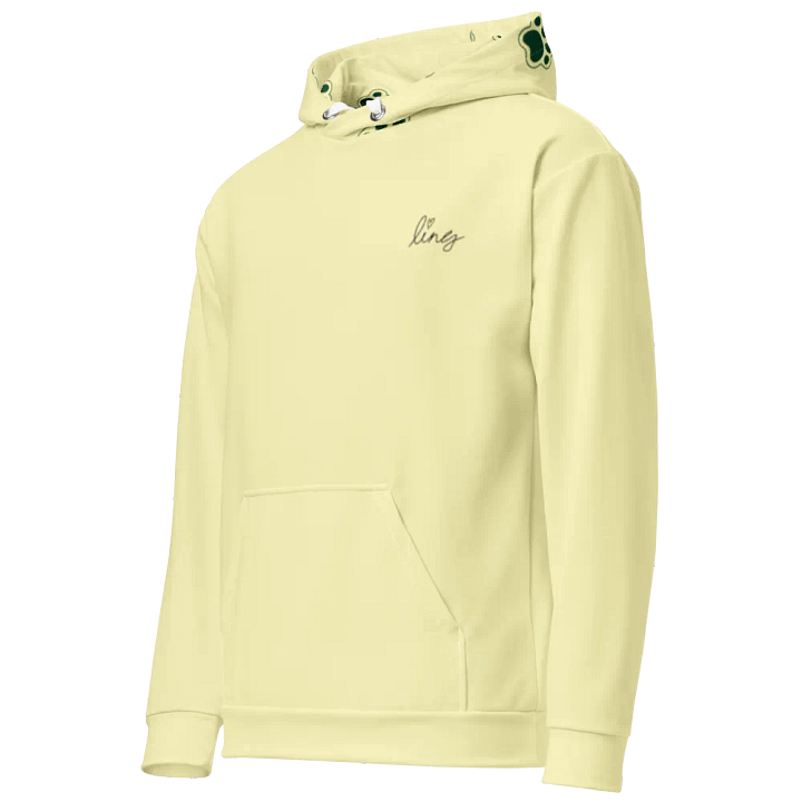 Lingling Kwong Golden Retriever Unisex Hoodie (Pale Yellow) product image (2)