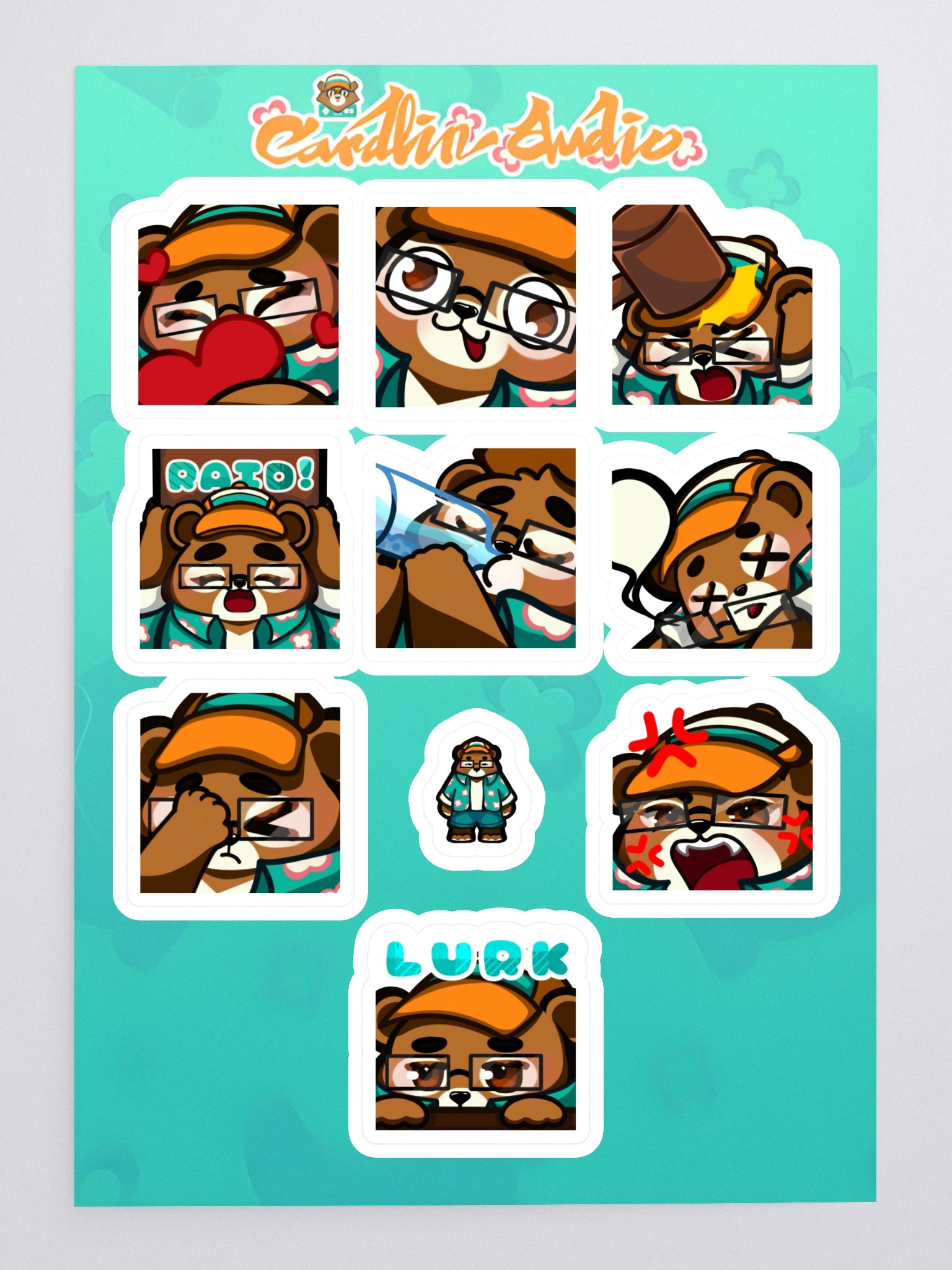 GameObear Sticker Sheet product image (3)