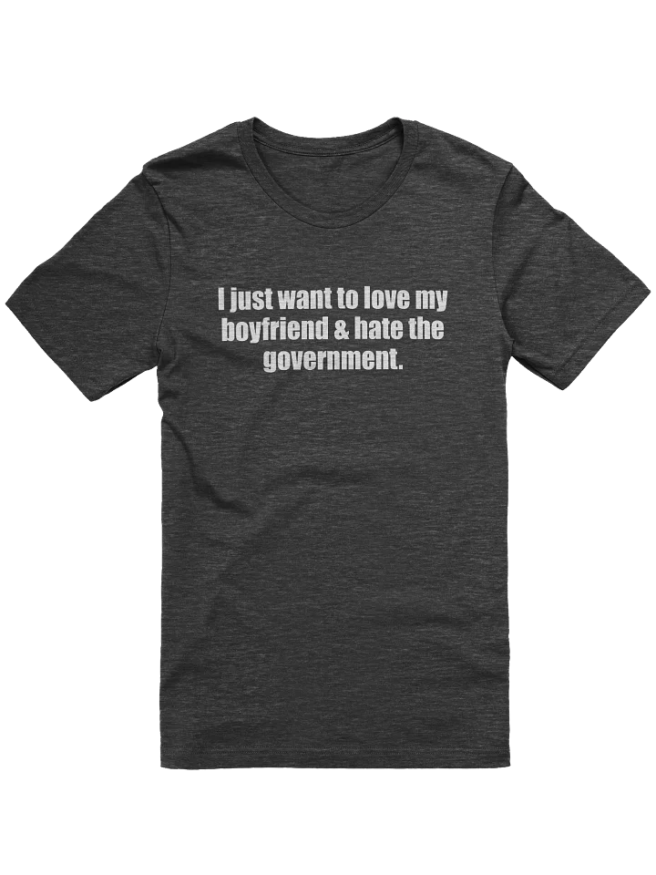 Hate the Government T-shirt (boyfriend version) product image (2)