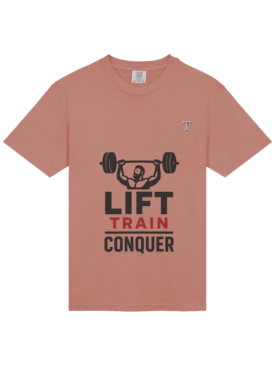 Iron Will: Lift Train Conquer T-shirt product image (73)