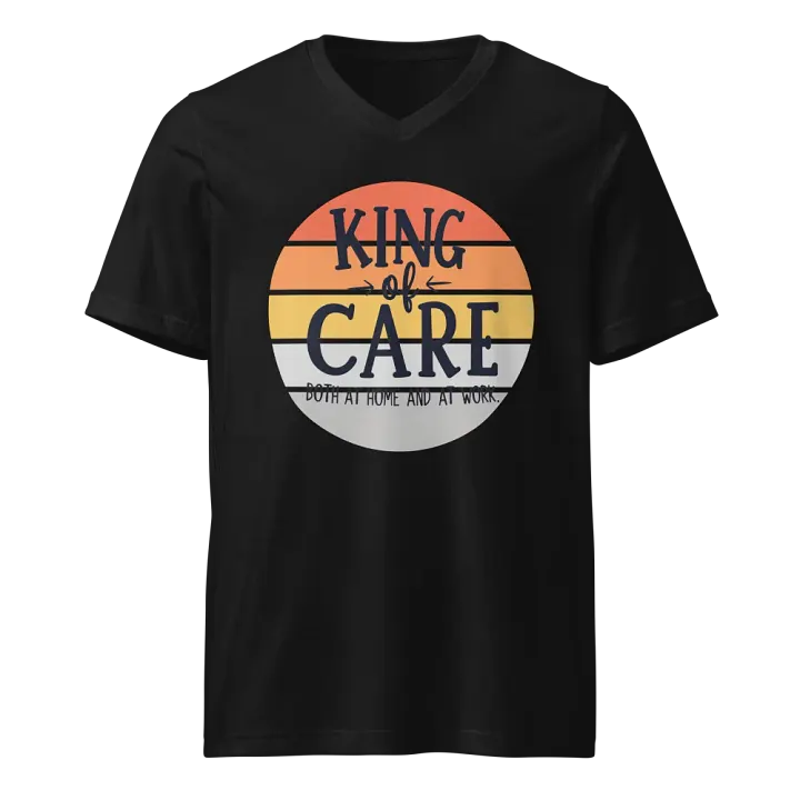 King of Care V-Neck Tee product image (1)