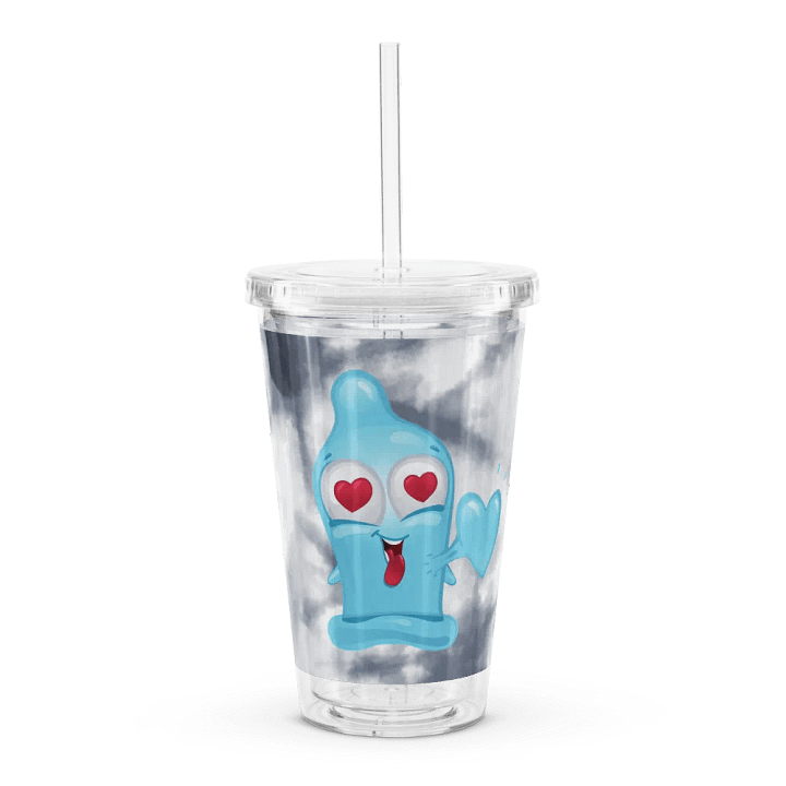 Love Struck Condom Double Wall Tumbler product image (1)