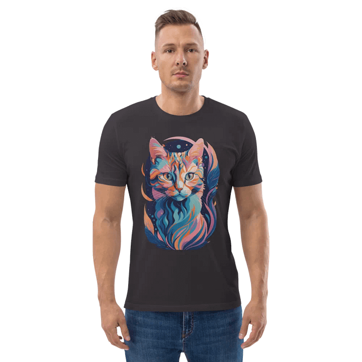 Cosmic Cat Dreams Organic T-Shirt product image (18)