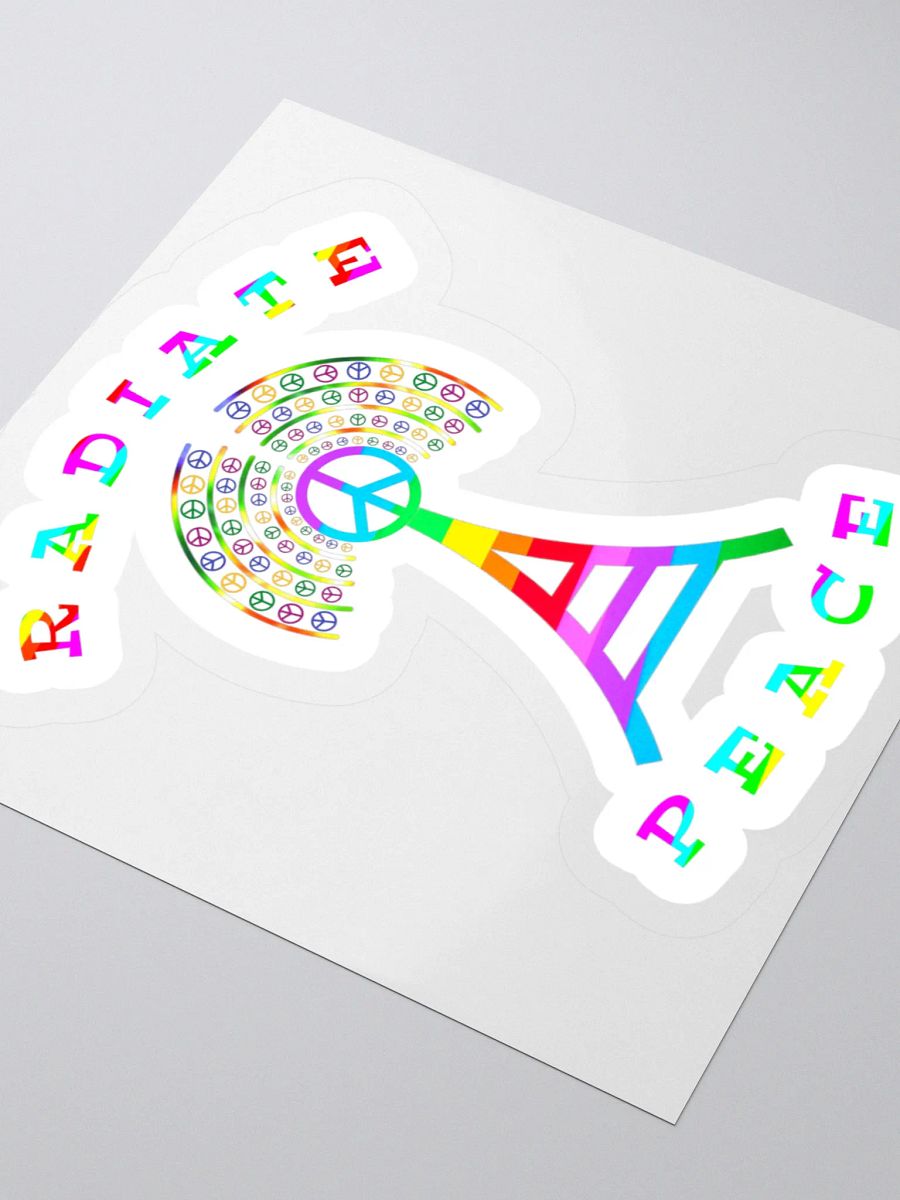Radiate Peace Sticker product image (3)