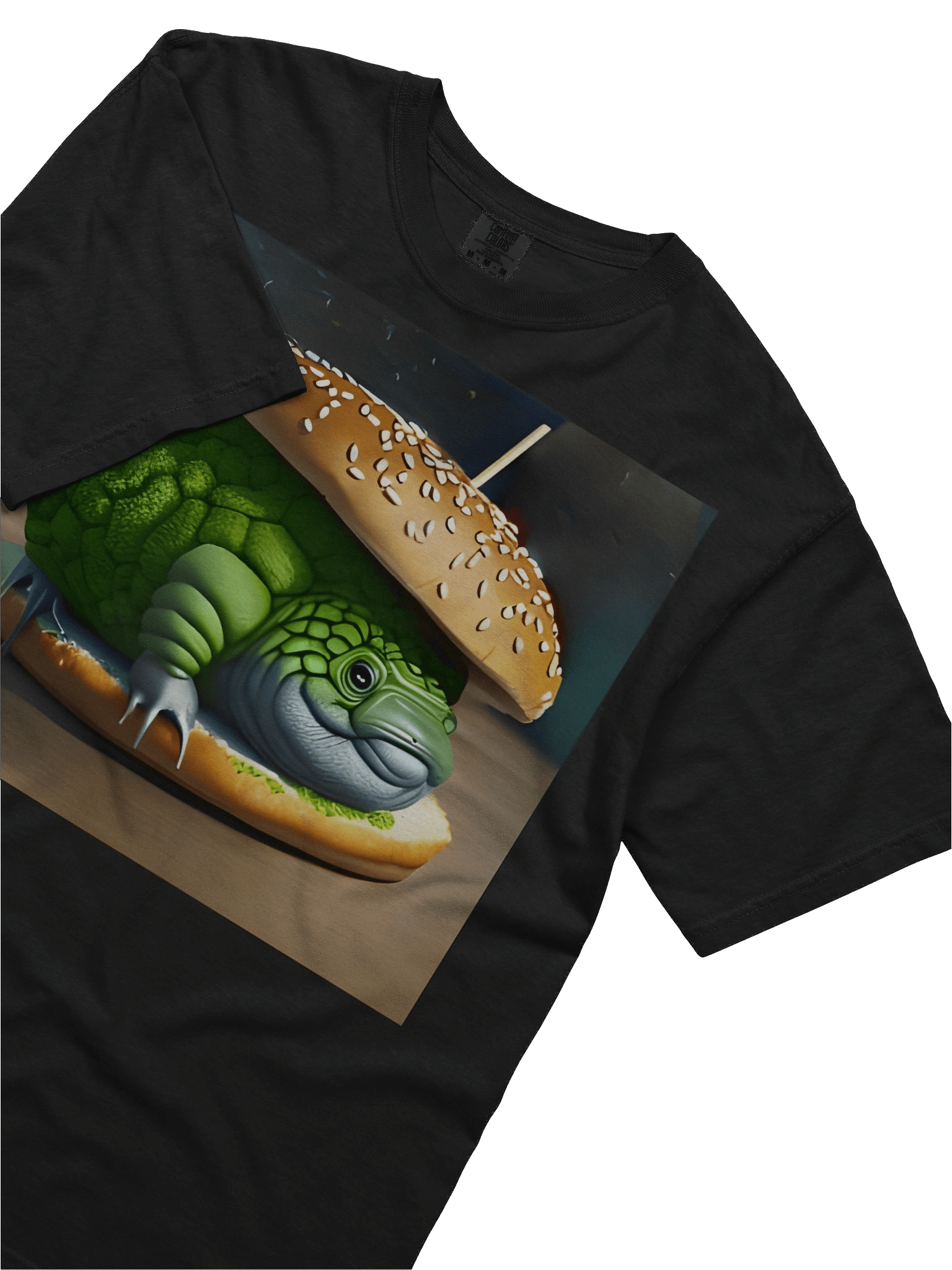 Tardigrade Burger Tee — “Water-Bear” Surreal Print product image (5)