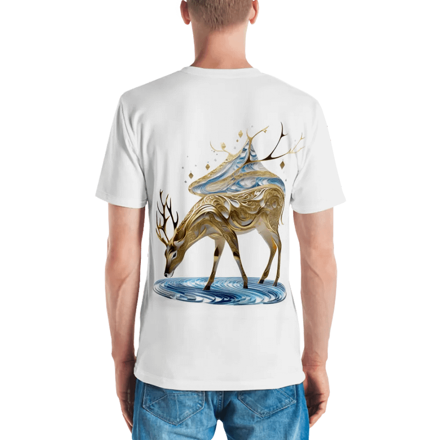 Goldish Deer T shirt product image (2)