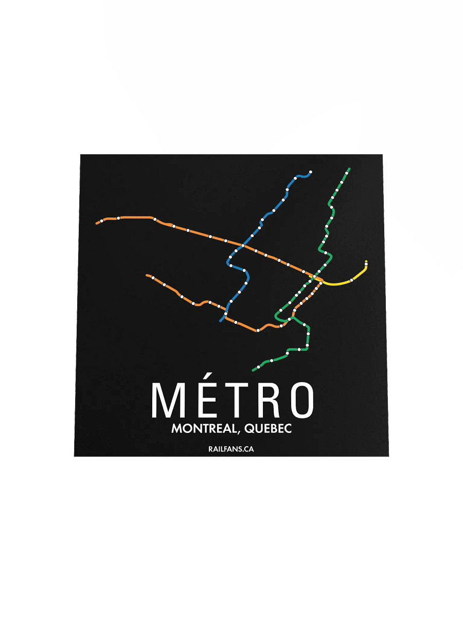 The Rail Fans Canada Transit Map - Metro product image (4)