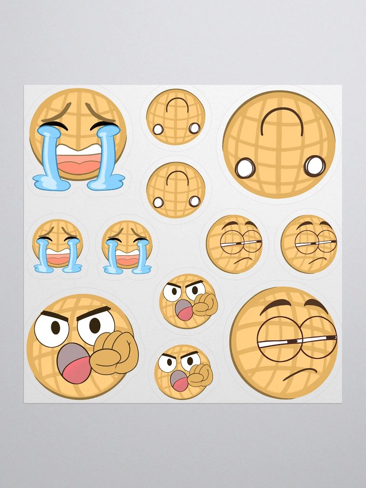 Waffleman Emote Stickers (Series 3) product image (1)