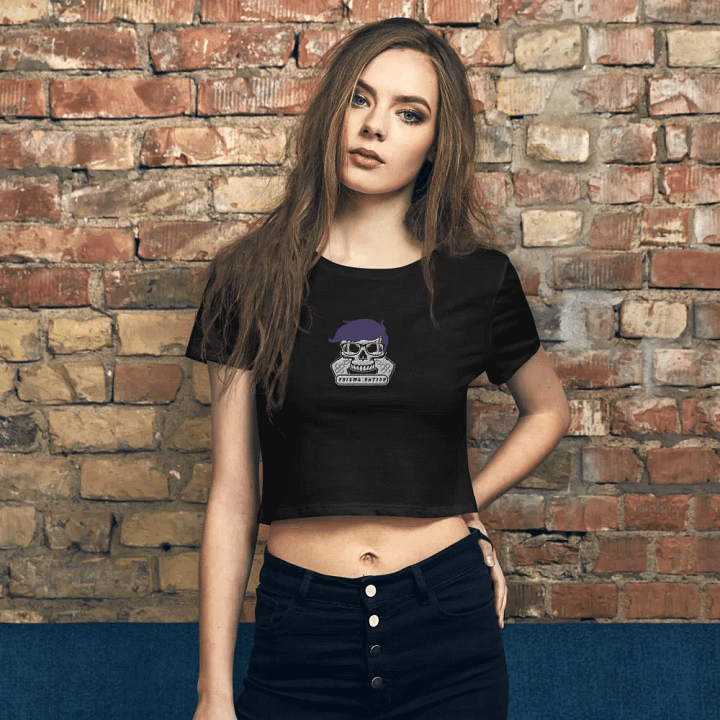 Enigma Nation Bella+Canvas Women's Crop Tee (EMBRODERED) product image (2)