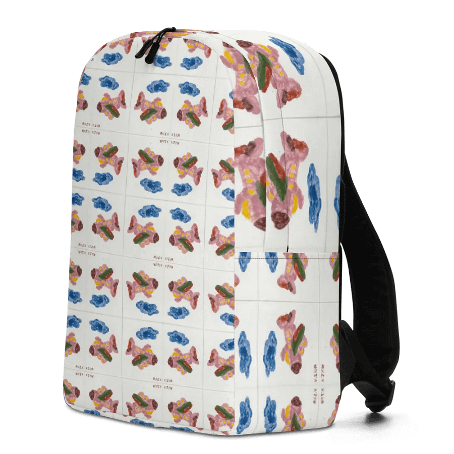 Kid Airplane (All-Over Print Minimalist Backpack) product image (8)