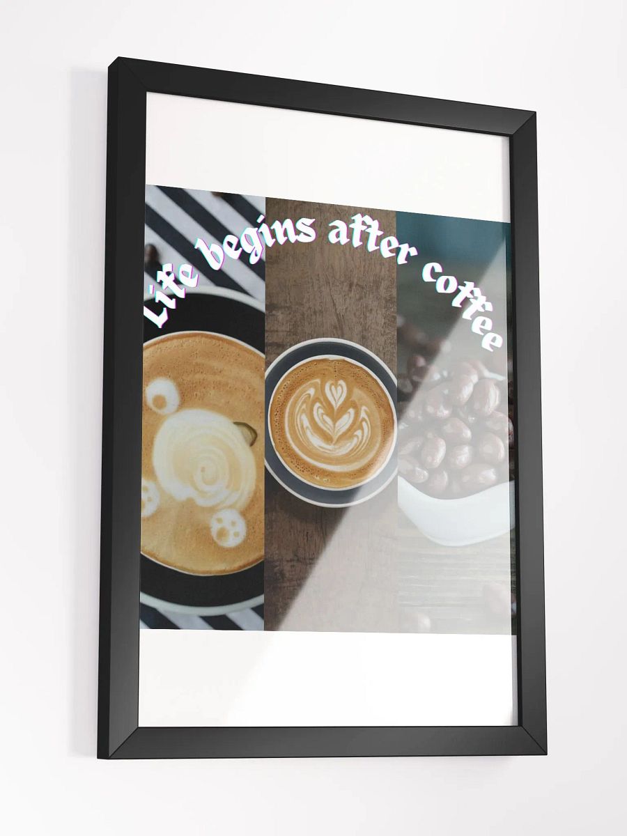 Wall Art Coffee Framed High-Quality Matte Poster (in) product image (3)
