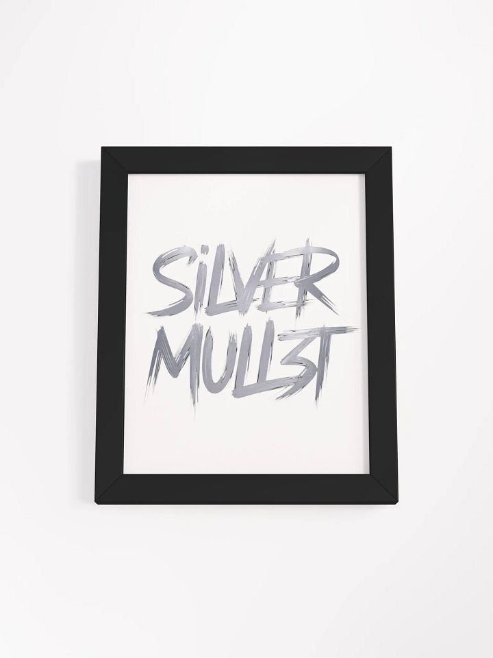 SILVERMULL3T TEXT POSTER product image (8)