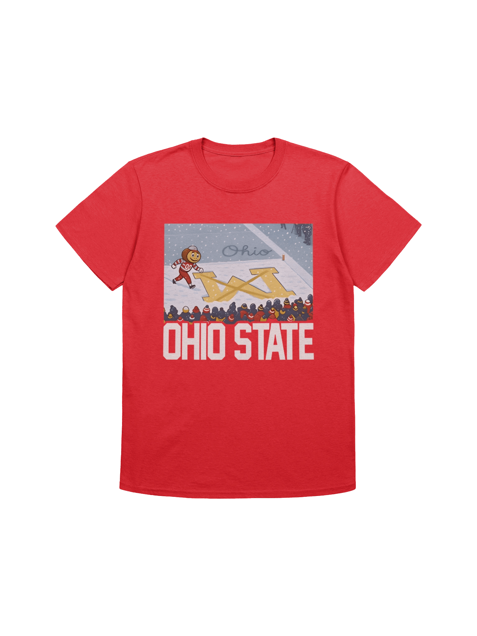 Ohio vs Michigan Rivalry Script Ohio On Big M the Greatest Rivalry in College Shirt product image (8)