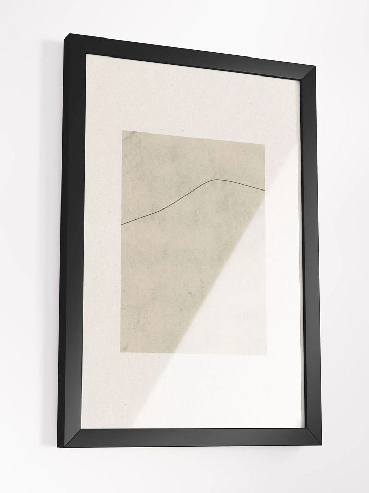 Minimalist Curved Line Art Print | Modern Abstract Wall Décor for Home & Office product image (1)