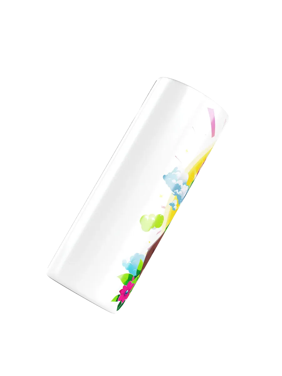 Brat 20 oz Skinny Stainless Steel Tumbler - White - Brat Life v5 product image (4)