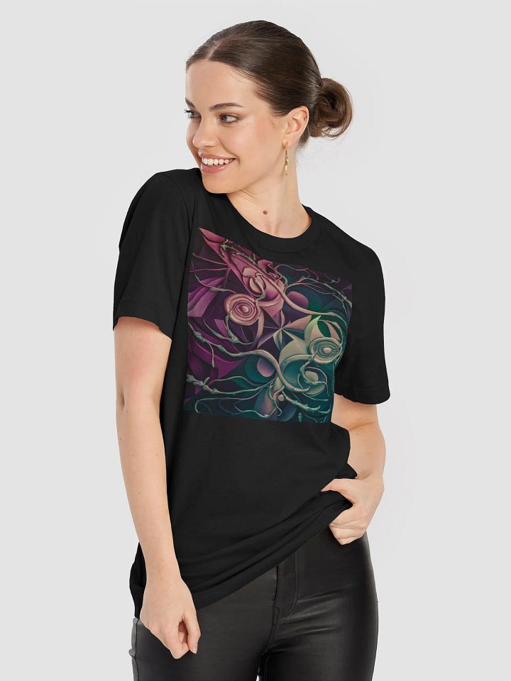 Graphic Grove Abstract Floral T-Shirt - Soft Cotton | Unisex product image (1)