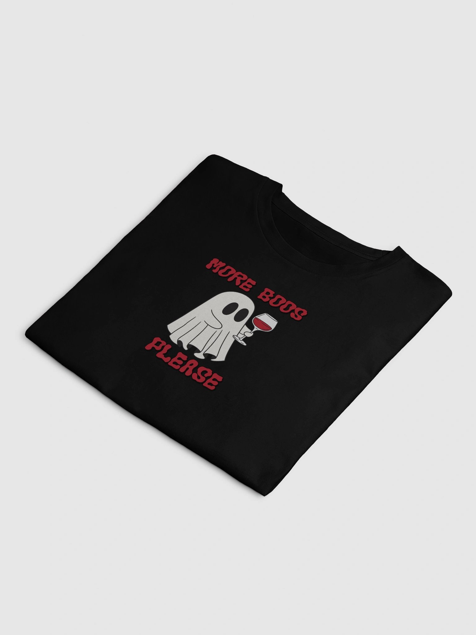 More Boos Please Crop Top - Wine product image (4)