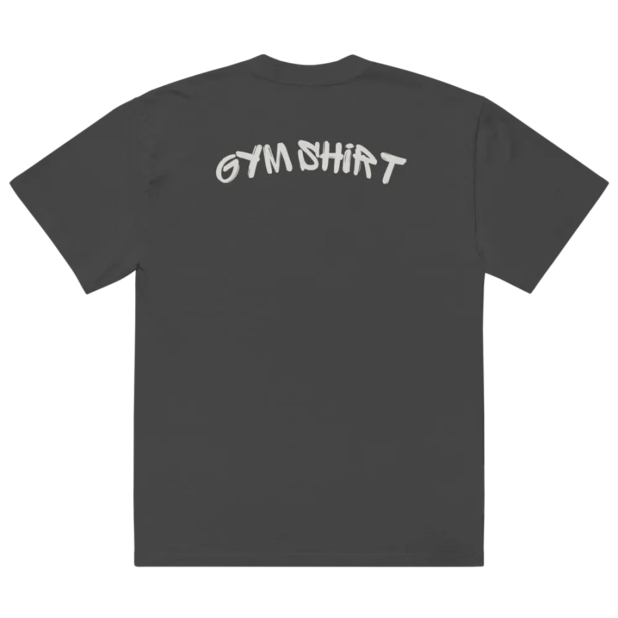 "Gym Shirt" Oversized Faded T-Shirt product image (4)