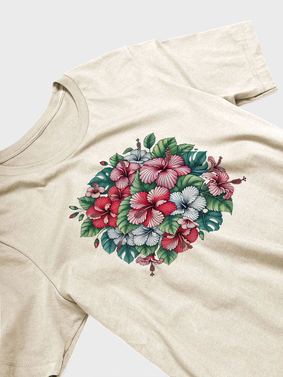 Bella+Canvas Supersoft T-Shirt | AI design Hibiskus flower mandala product image (4)