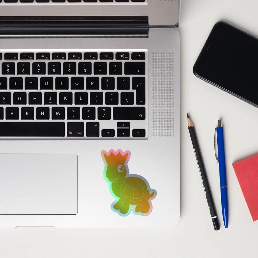Royal Turtle Holographic Sticker product image (12)