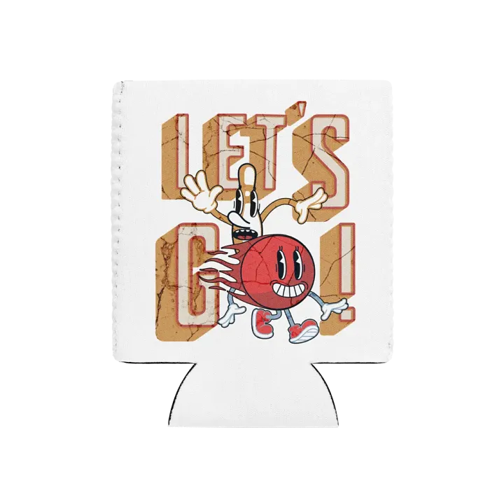 Lets Go Mascot Bowling Can Cooler product image (1)