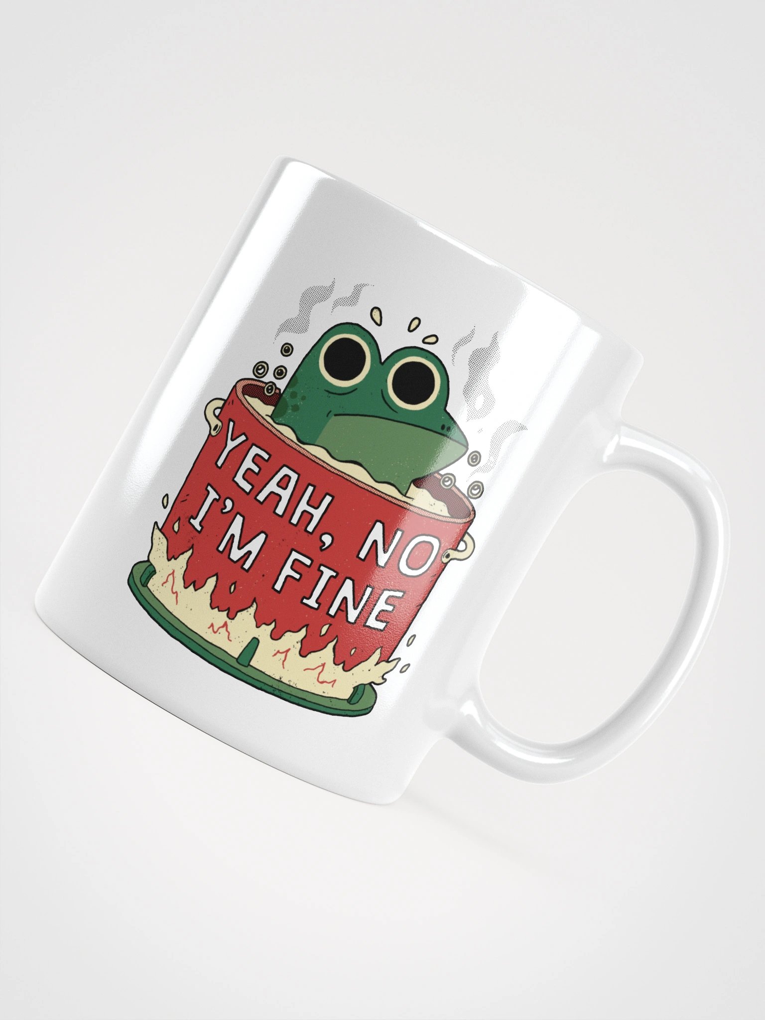 Yeah No I'm Fine (Frog) - Mug product image (3)