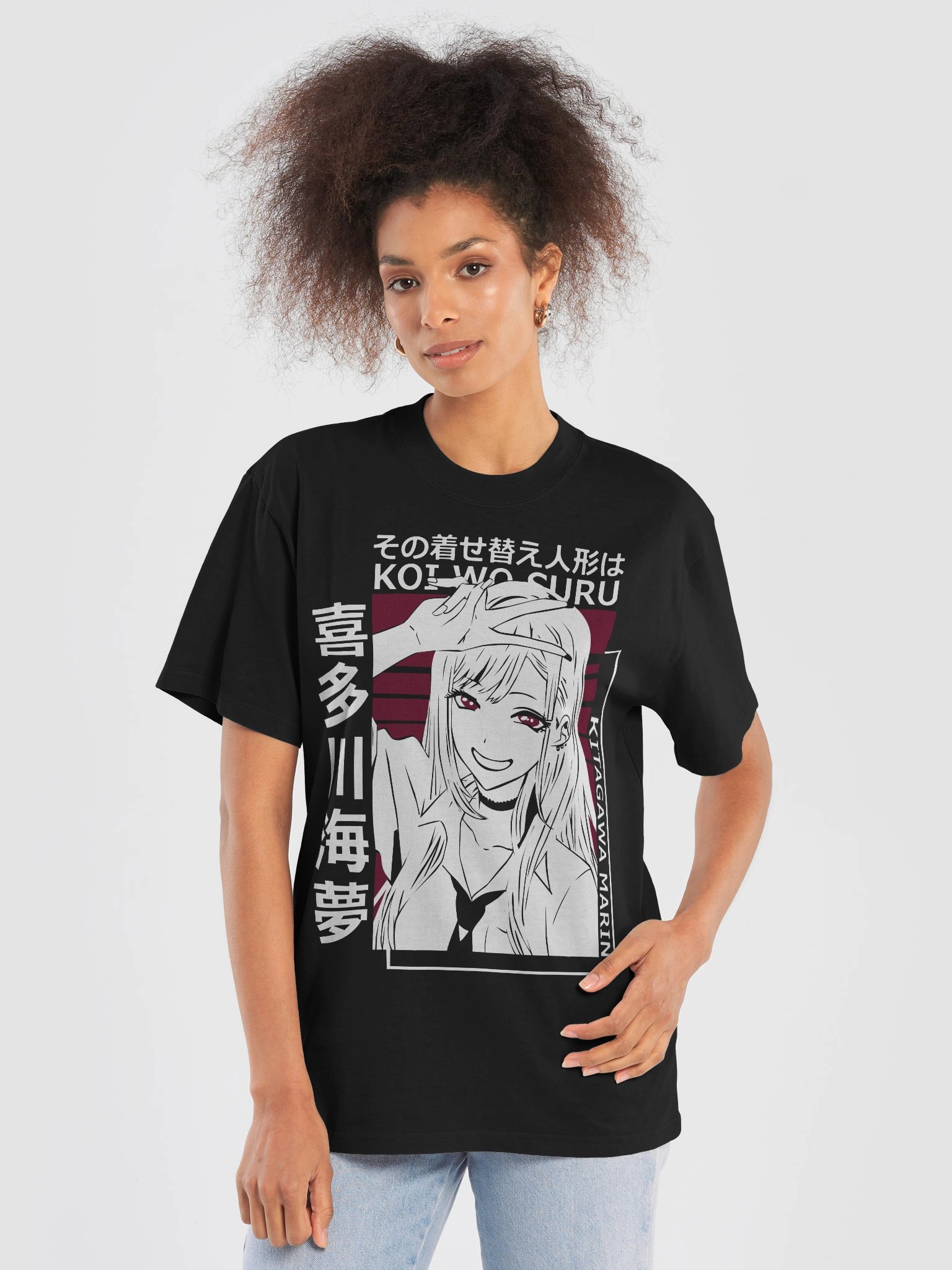 💫 My Dress-Up Darling: Marin Grid Glow Tee product image (5)