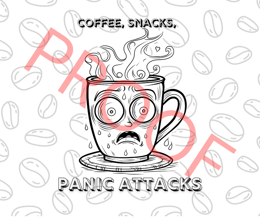 Coffee, Snacks, and Panic Attacks Page product image (1)