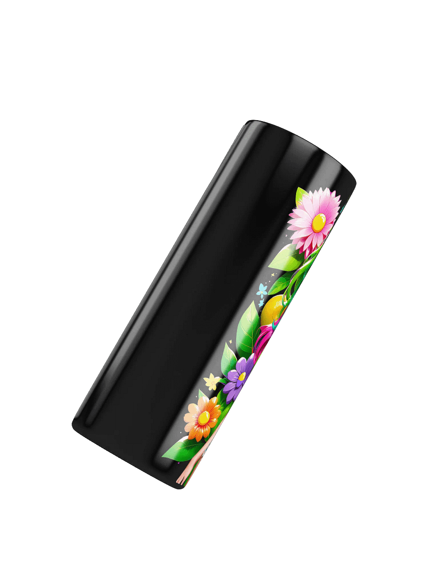 Brat 20 oz Skinny Stainless Steel Tumbler - Black - Brat Life v4 product image (4)