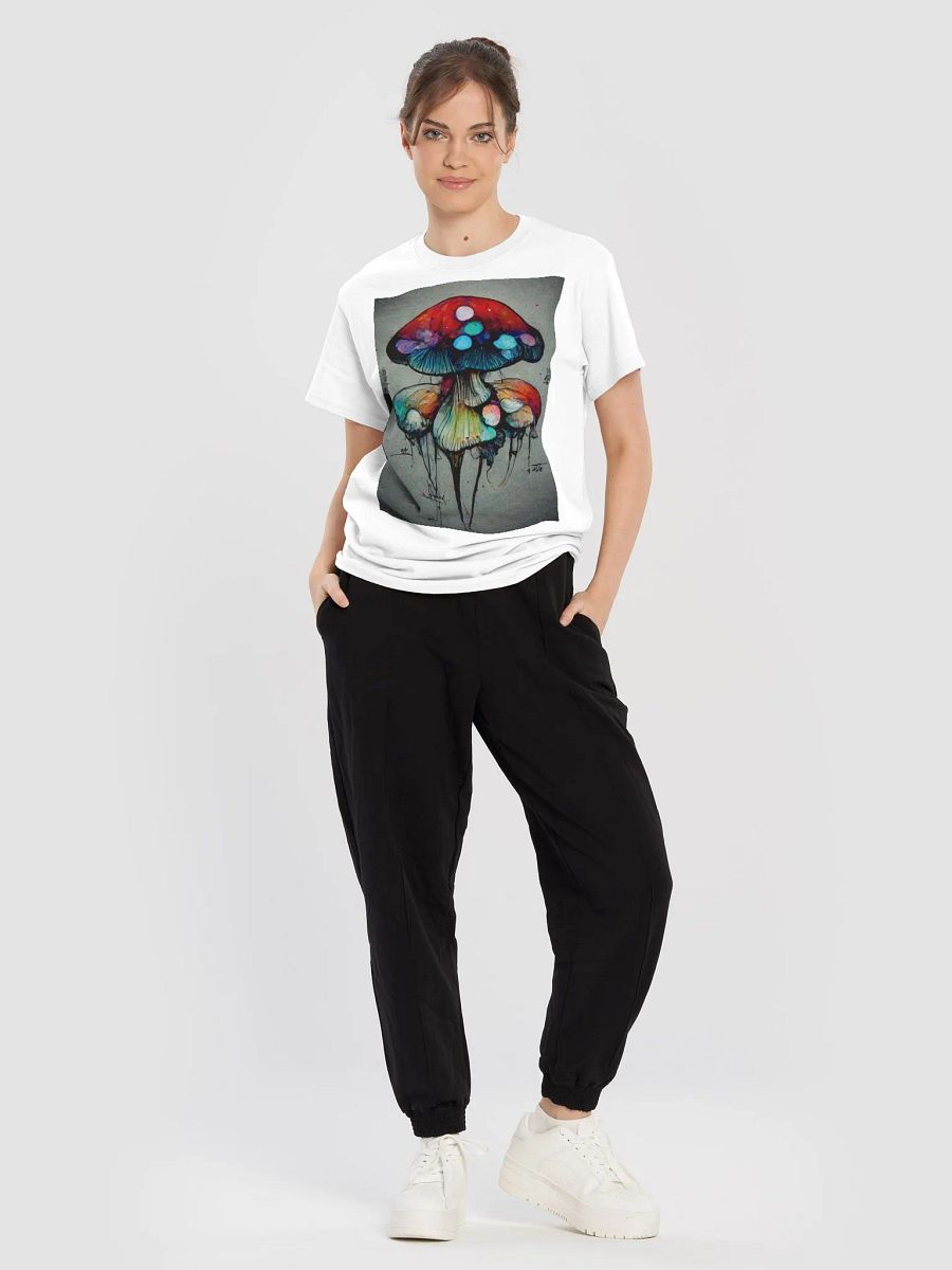 Stained glass mushrooms tee product image (5)