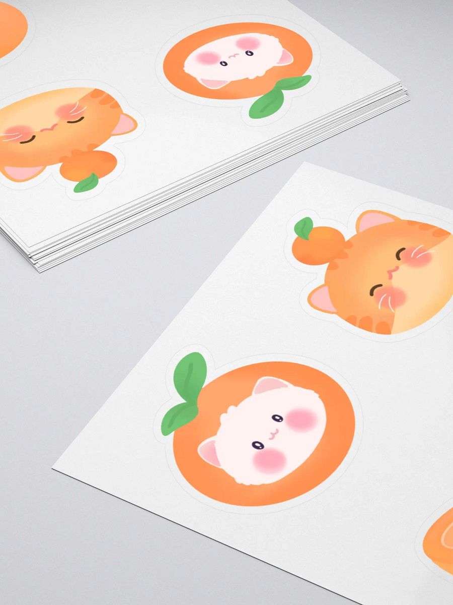 Adorable Orange Cats Sticker Pack product image (4)