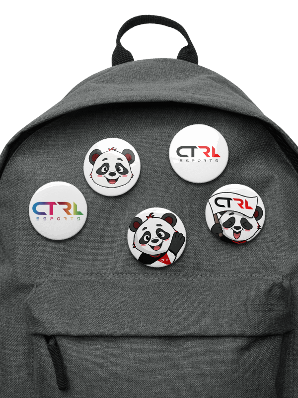 CTRL Pins with mascot product image (3)