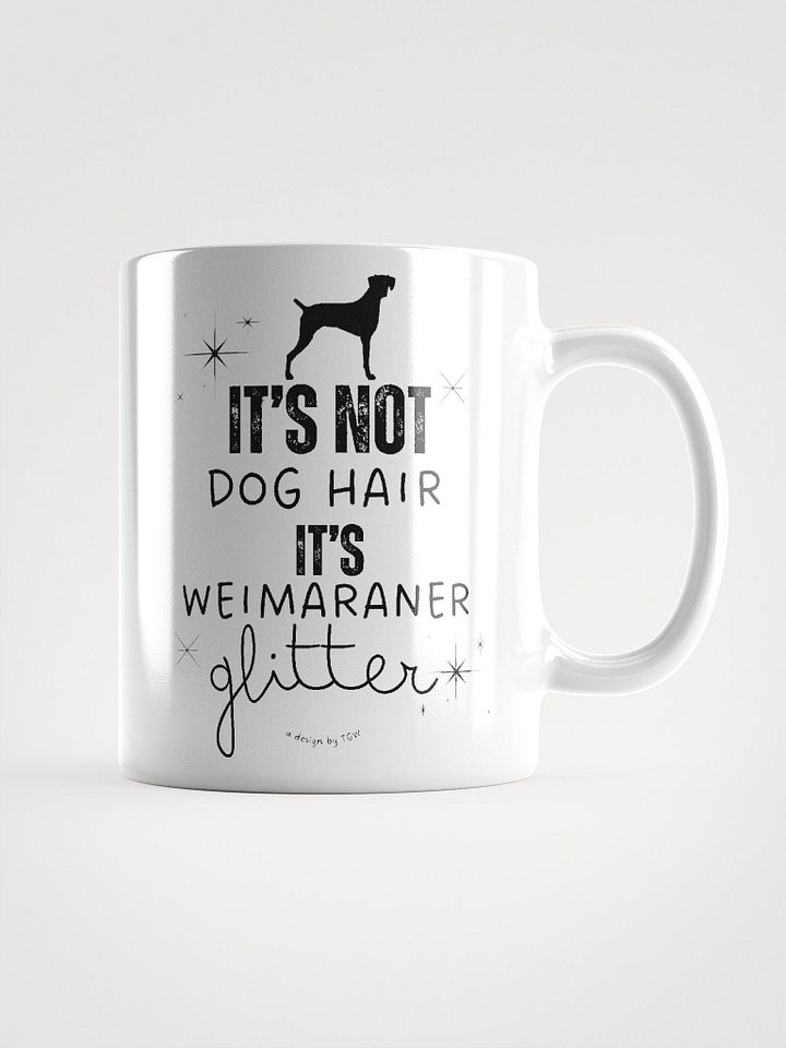 Weim Glitter - White Glossy Mug product image (1)