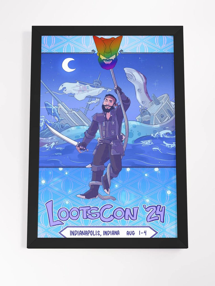 Framed LootsCon 2024 Art Print product image (4)