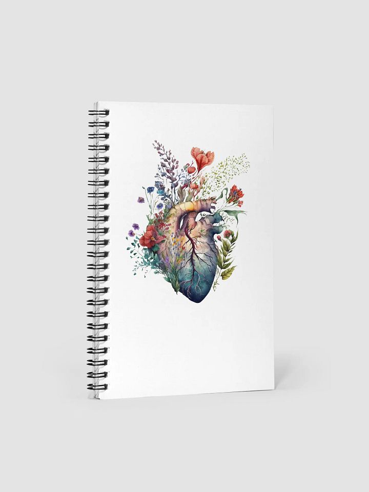 Wildflower Heart Spiral Notebook – Thoughtful Gift for Heart Heroes product image (1)