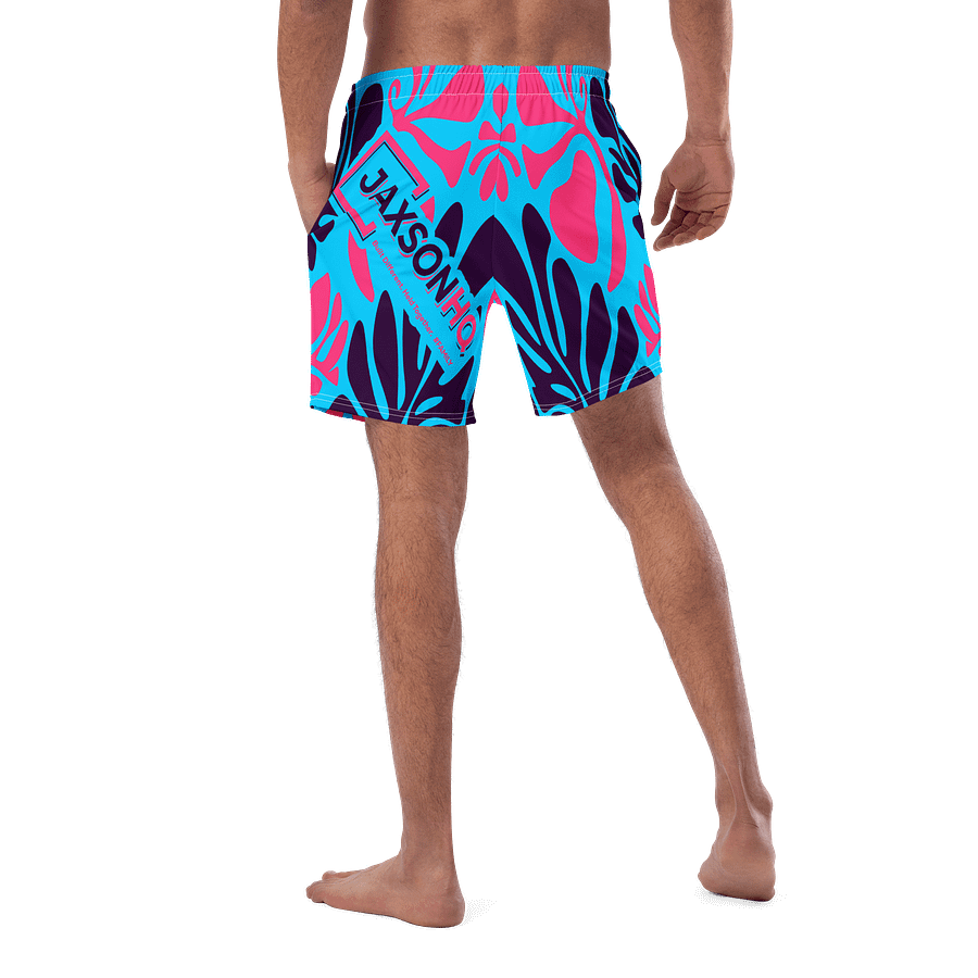 Chaos Bloom All-Over Swim Trunks product image (5)