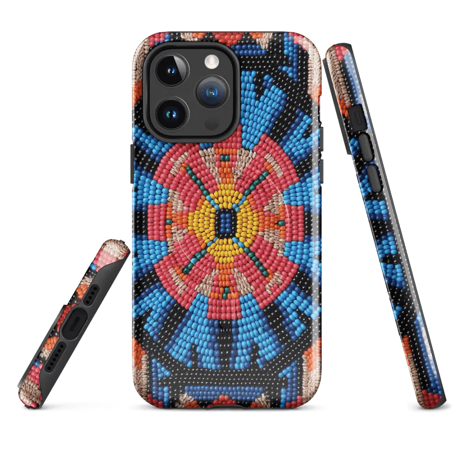 Geometric Faux Beaded iPhone® Case product image (4)