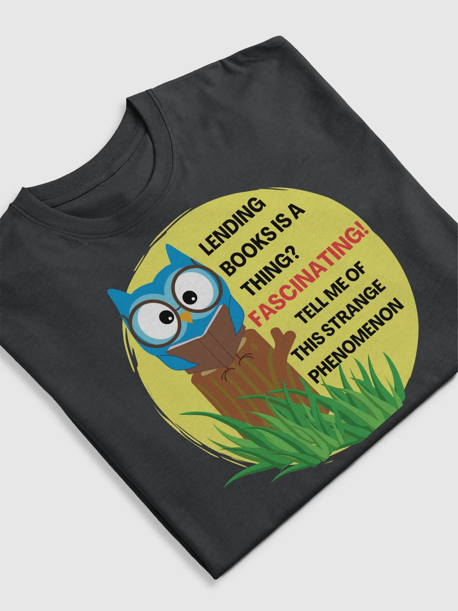 Bookish Owl Premium Tee product image (5)