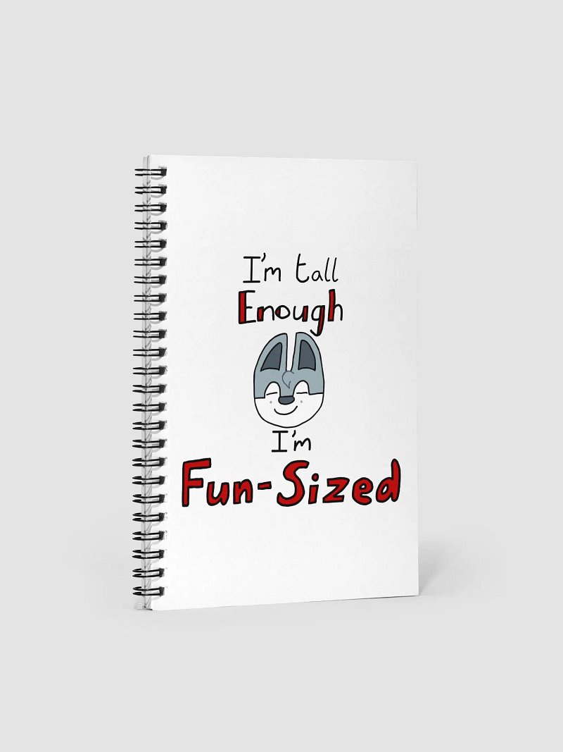 I'm fun-sized notebook