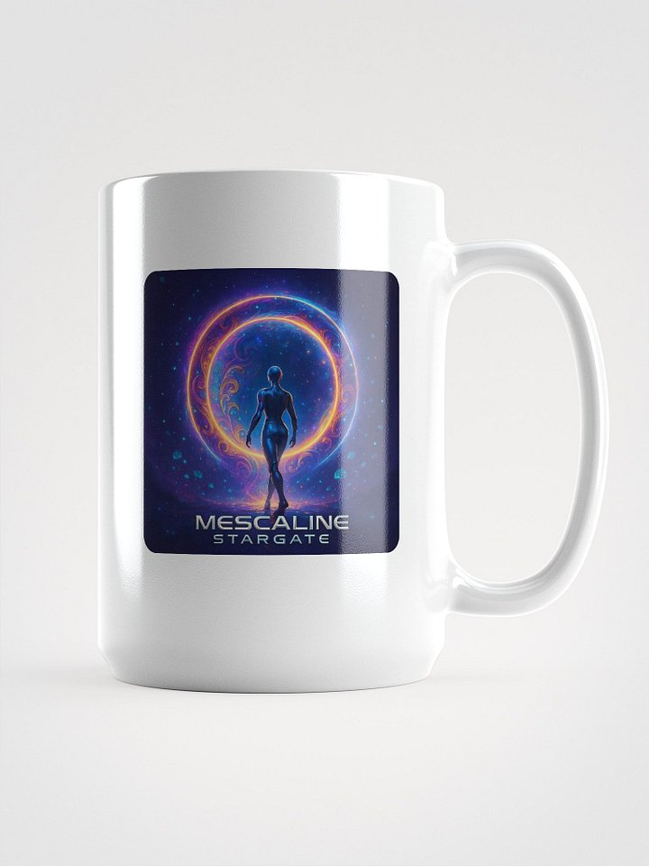 Mescaline Stargate Warp-Core Mug | 11 oz Gloss-White product image (2)