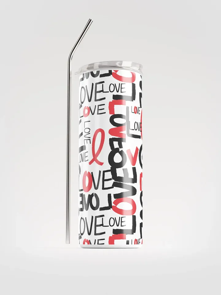 Valentine's Love Love Love Stainless Steel Tumbler: Share the Love product image (1)