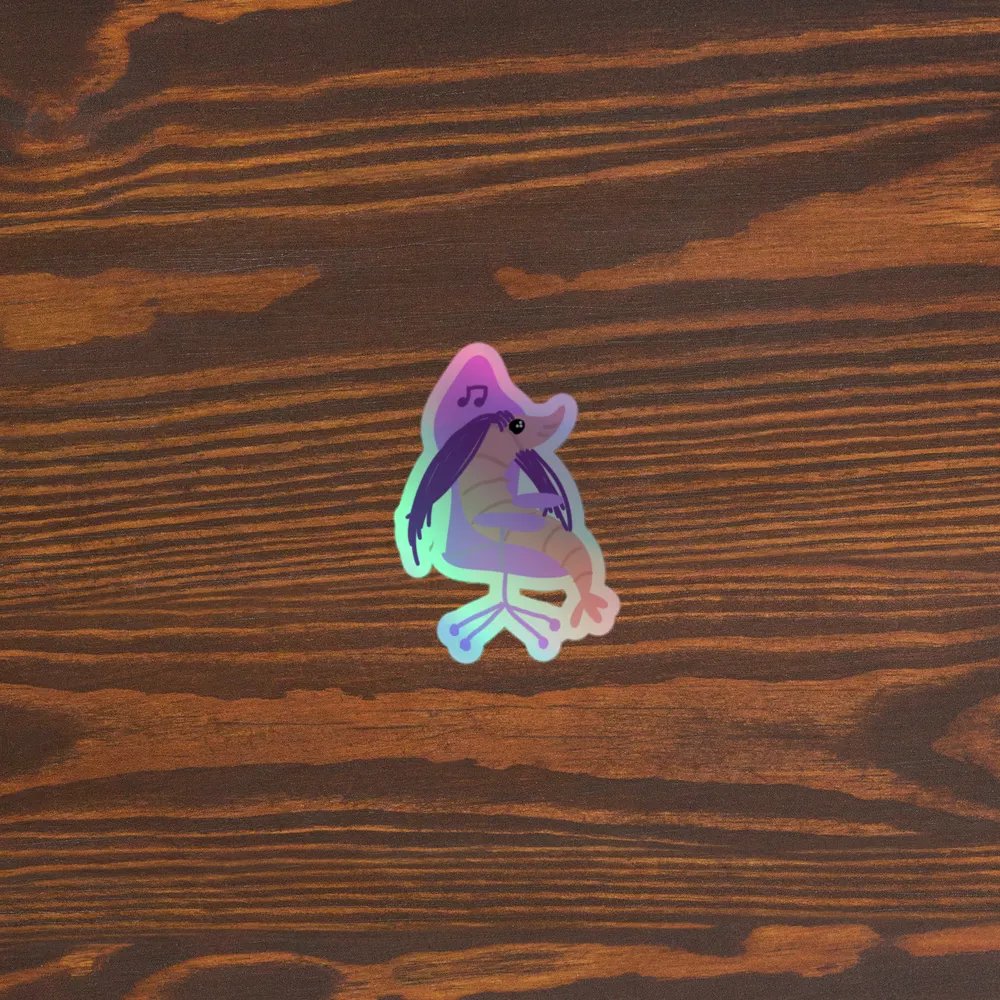 Gaymer Shrimp Sticker - Holographic product image (3)